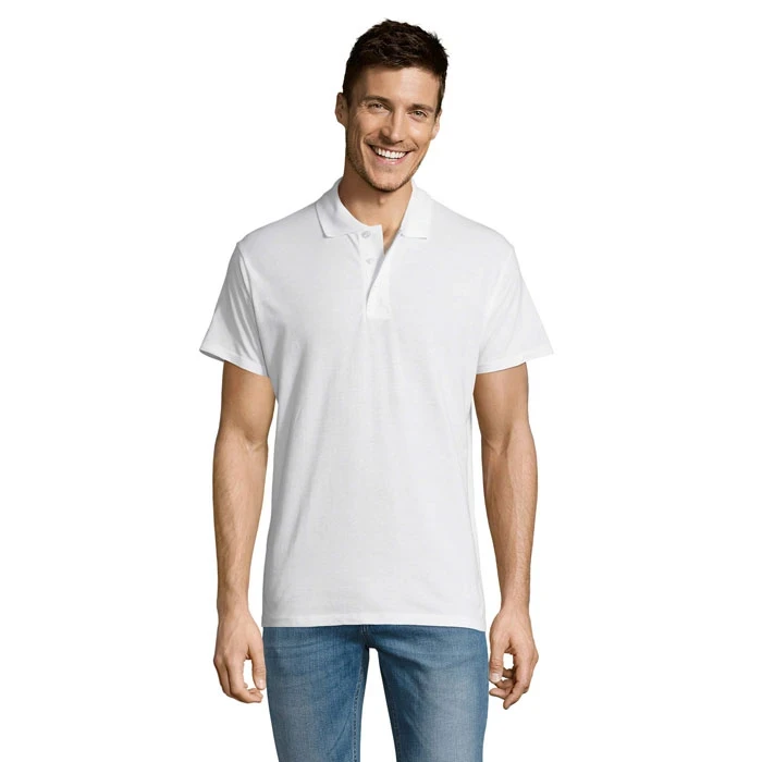 Summer II Mens Polo Shirt White