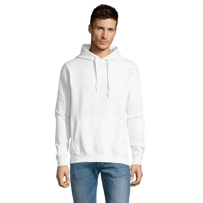 Slam Unisex Hoodie White