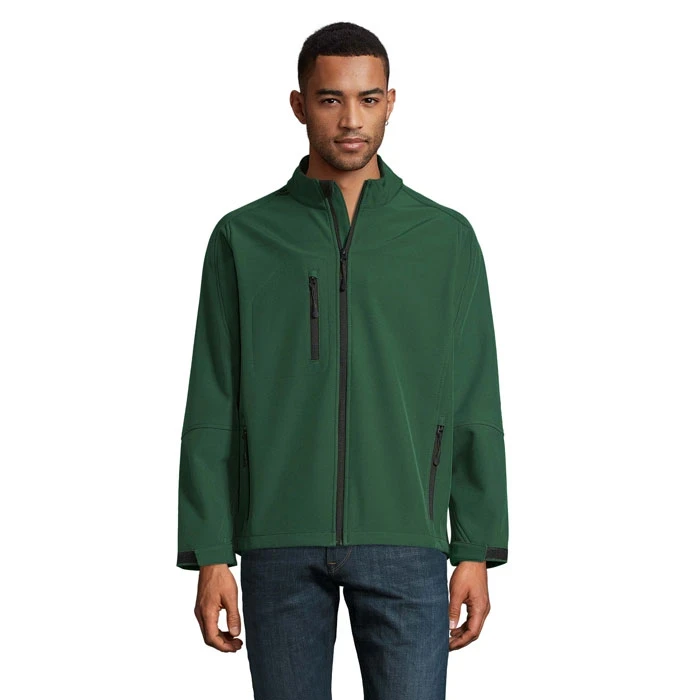 Relax Mens Soft Shell Zipped Jacket