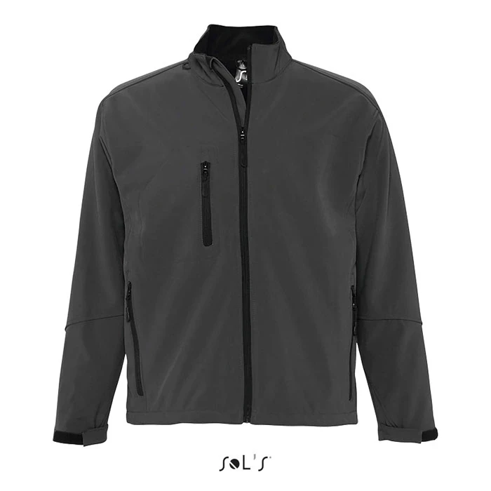 Relax Mens Soft Shell Zipped Jacket