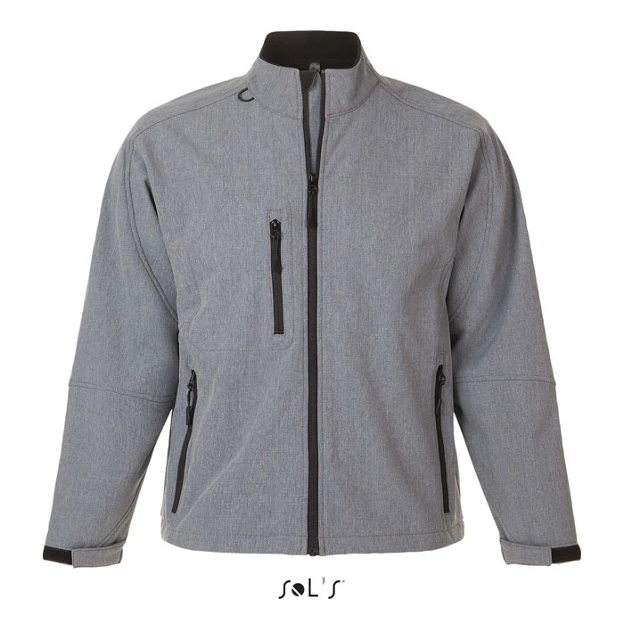 Relax Mens Soft Shell Zipped Jacket