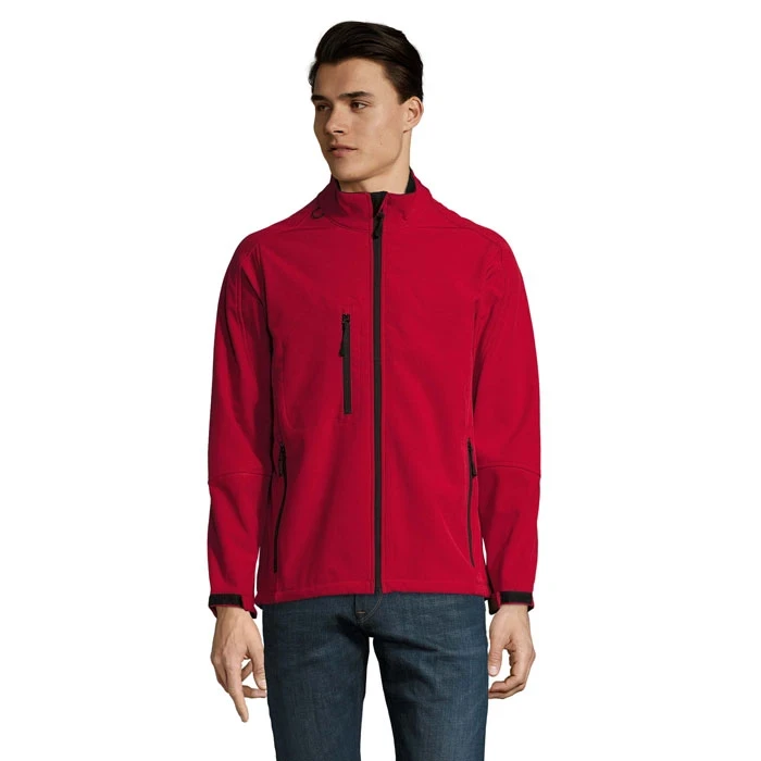 Relax Mens Soft Shell Zipped Jacket