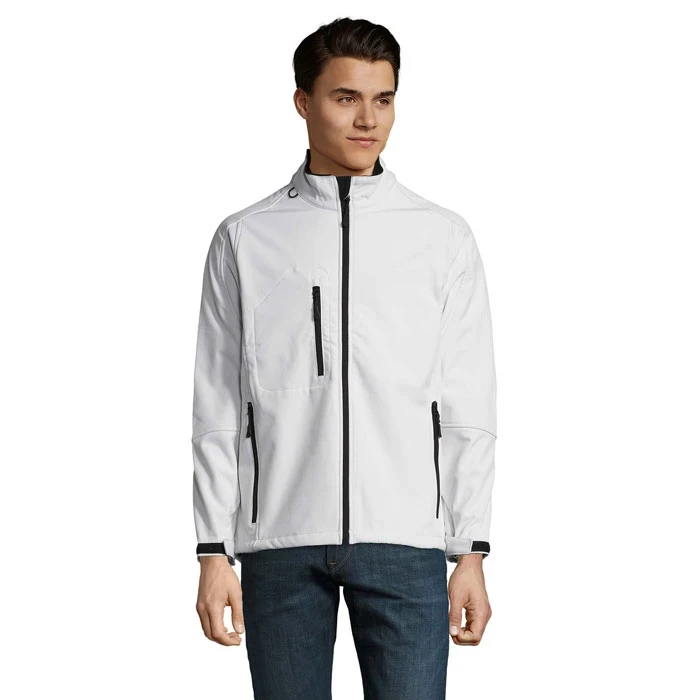 Relax Mens Soft Shell Zipped Jacket