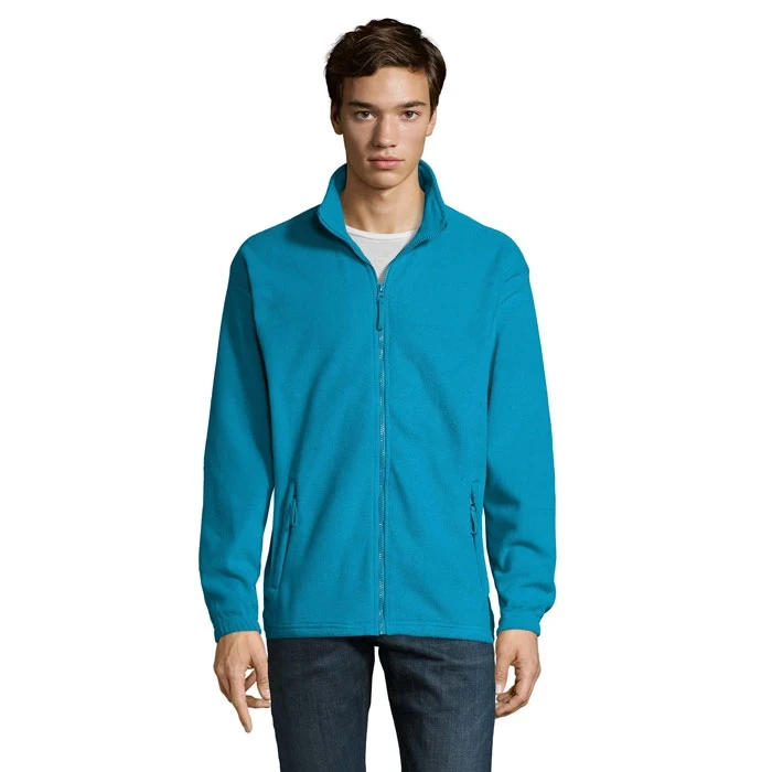 North Mens Zipped Fleece Jacket