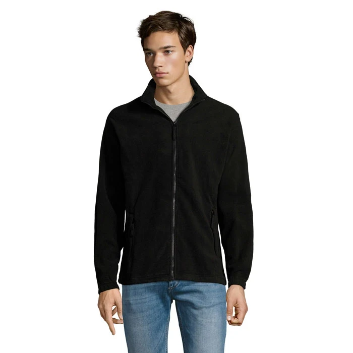 North Mens Zipped Fleece Jacket