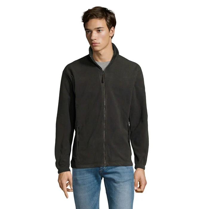 North Mens Zipped Fleece Jacket