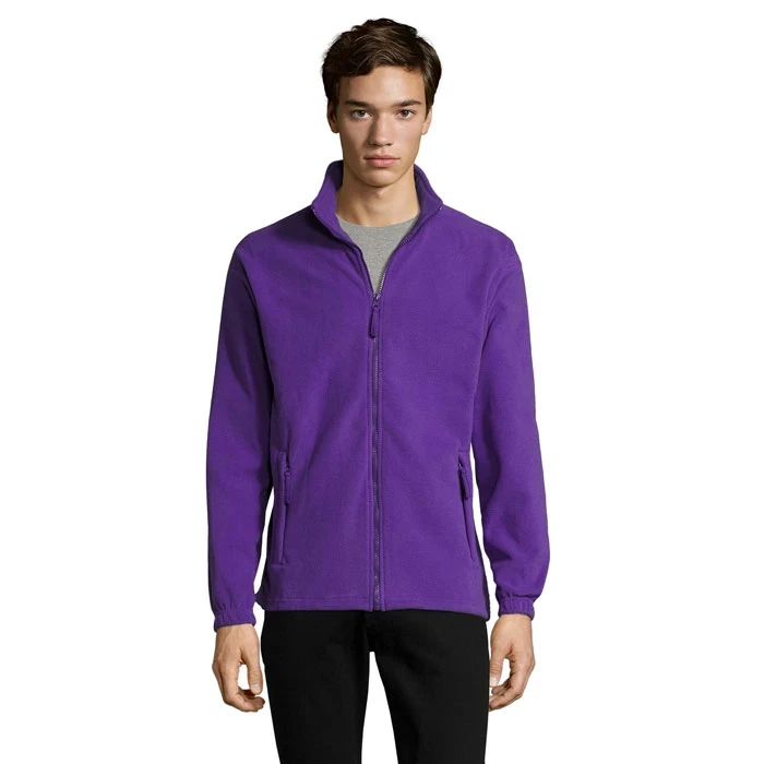 North Mens Zipped Fleece Jacket