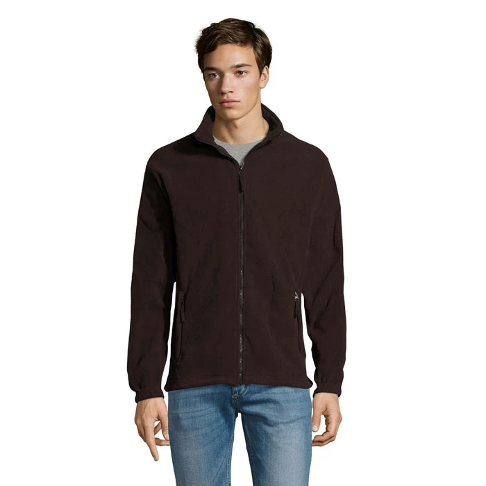 North Mens Zipped Fleece Jacket