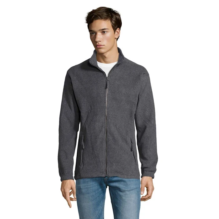 North Mens Zipped Fleece Jacket