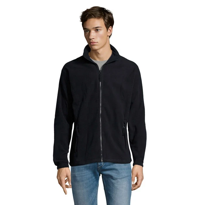 North Mens Zipped Fleece Jacket