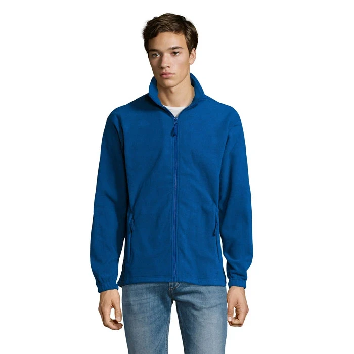 North Mens Zipped Fleece Jacket