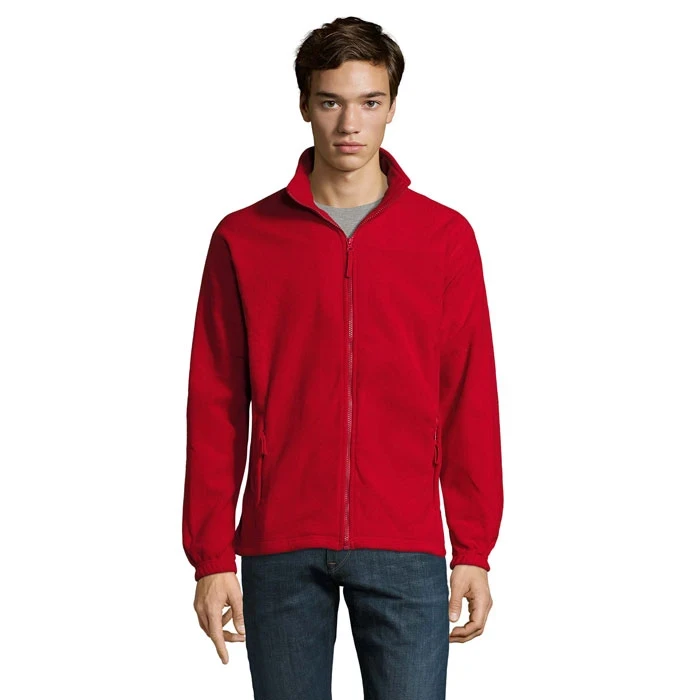 North Mens Zipped Fleece Jacket