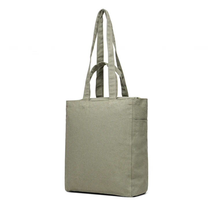 VINGA Hilo AWARE™ Recycled Canvas Zip Tote