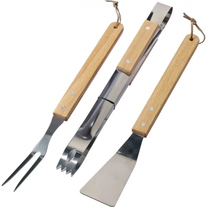 Stainless Steel Barbecue Set 3pc