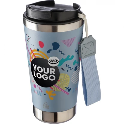 Recycled Steel Double Walled Travel Mug 500ml