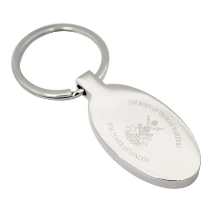 Jupiter Oval Keyring