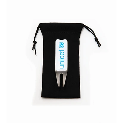 Black Suedette Mini Drawstring Pouch For A Repair Tool