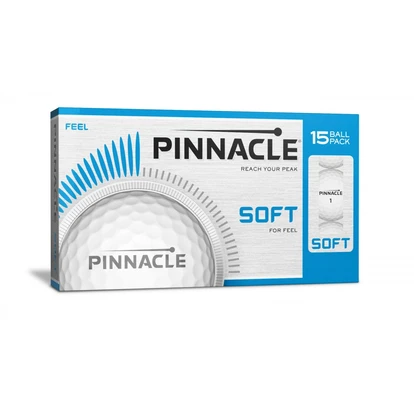 Pinnacle Soft Printed Golf Balls Boxed In 15'S