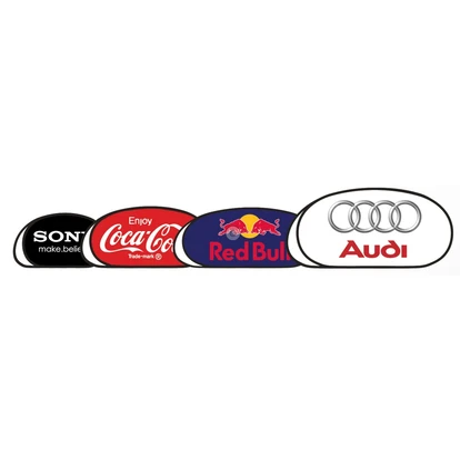 Oval Pop Up Advertising Banner Size 200 X 100 Cm