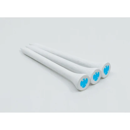 54 Mm Bamboo Golf Tees 1 Colour Cup Print