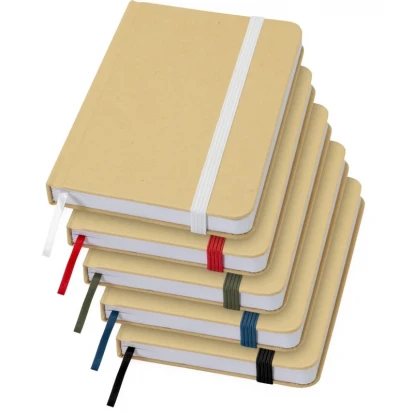 Reed A6 Recycled Hard Cover Notebook With Plain Pages