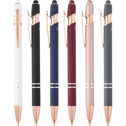 Nanna Ballpoint Pen With Rose Gold Finish (black ink)