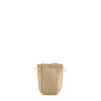 Medium Jute Drawstring Pouch