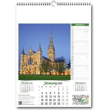 Discover Britain Wall Calendar