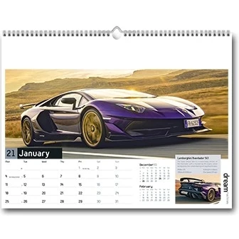 Dream Machines Wall Calendar