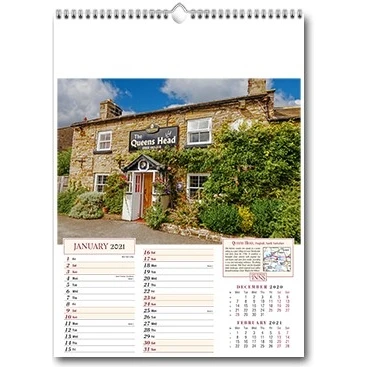 Old Worlde Inns Wall Calendar