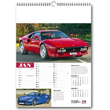 Classic Marques - Past & Present Wall Calendar