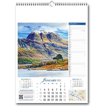 Bonnie Scotland Wall Calendar