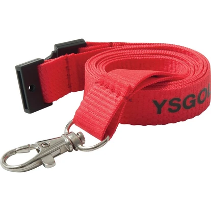 10mm Flat Polyester Lanyard