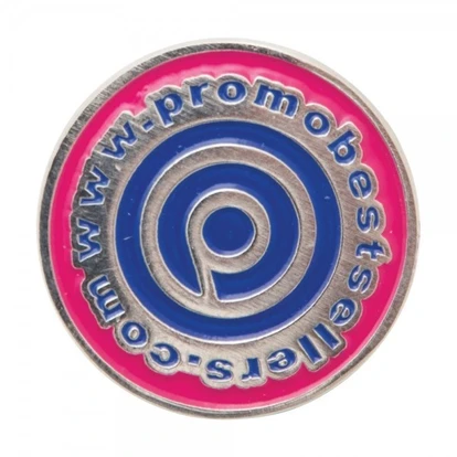 Stamped Iron Bespoke Soft Enamel Badge 20mm