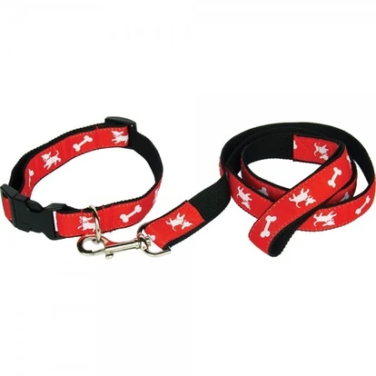 Woven Applique Dog Collar