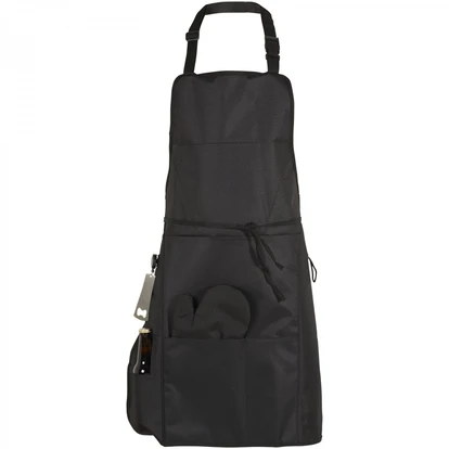 Grill BBQ apron with insulated pocket