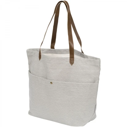 Harper cotton canvas book tote bag