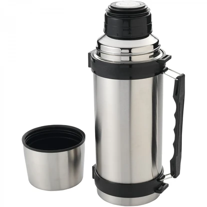 Everest 1000 ml vacuum insulated flask with strap