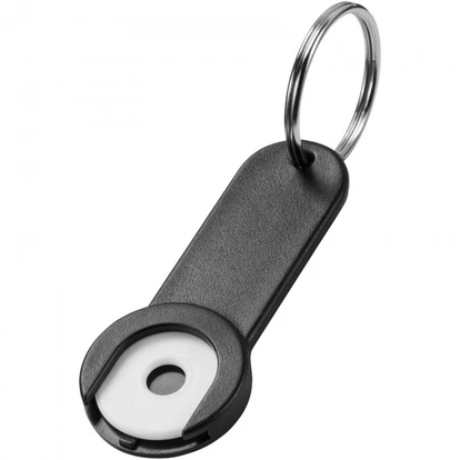 Shoppy coin holder keychain