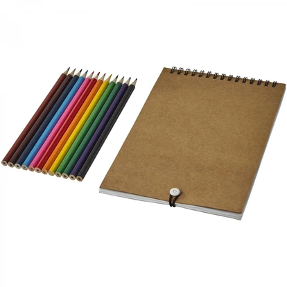 Claude colouring set with notebook