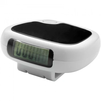 Track-fast pedometer step counter with LCD display