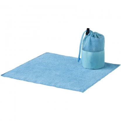 Diamond car cleaning towel and pouch