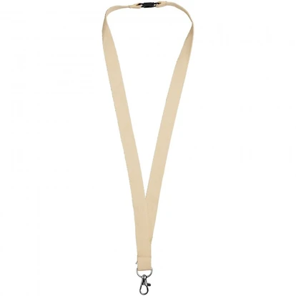 Dylan cotton lanyard with safety clip