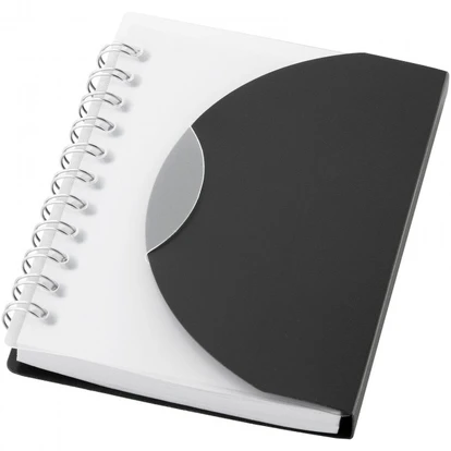 Post spiral A7 notebook with blank pages