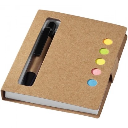 Reveal coloured sticky notes booklet with pen