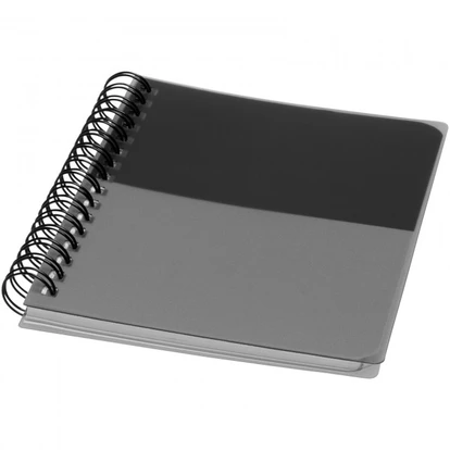 Colour-block A6 spiral notebook