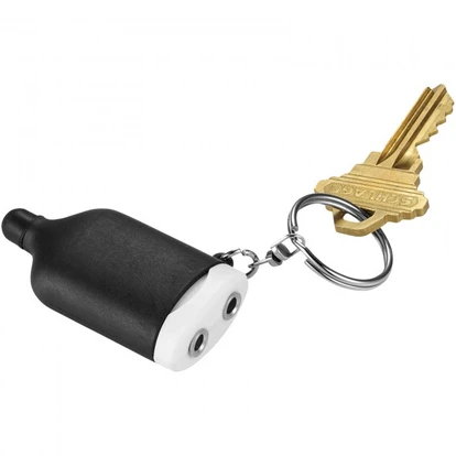 Jack 2-in-1 audio splitter and stylus keychain