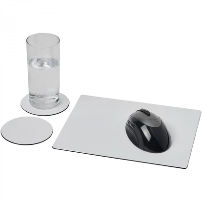 Brite-Mat® mouse mat and coaster set combo 2