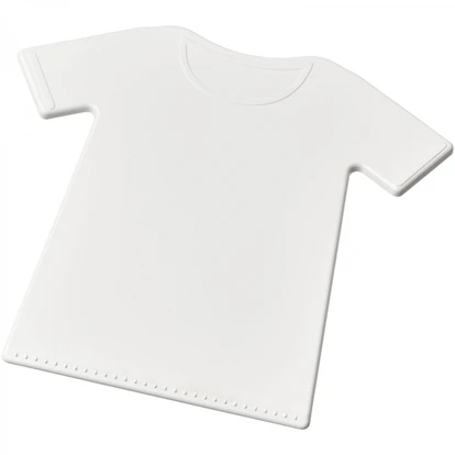 Brace t-shirt shaped ice scraper