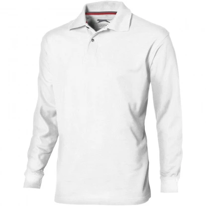 Point long sleeve men's polo